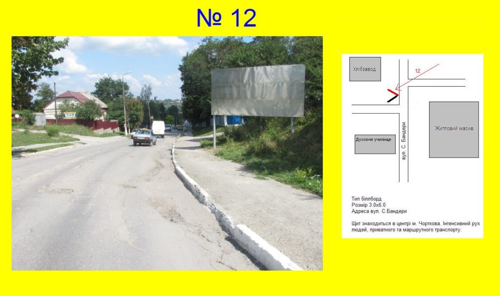 12# м. Чортків, вул.С. Бандеи